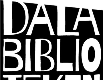 Dalabibliotekens logotype. Illustration.
