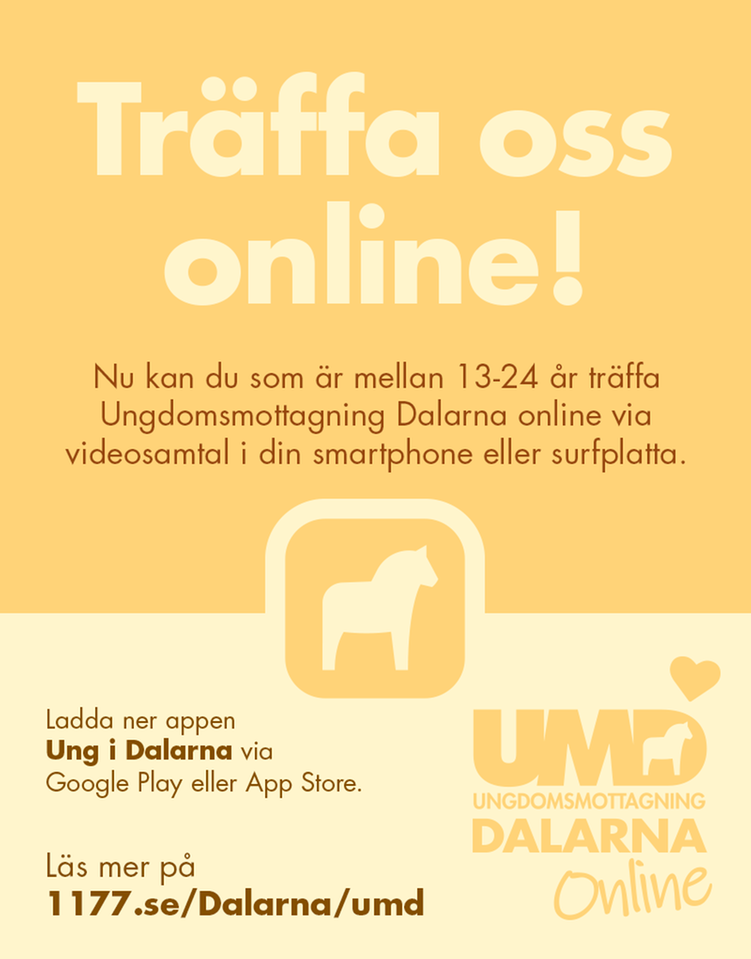 Ungdomsmottagning Dalarna online.